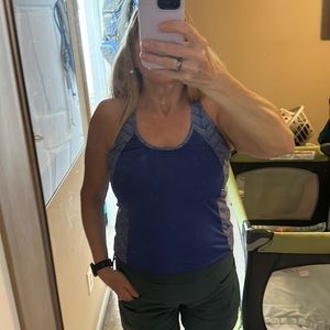 Prana active tank purple size medium